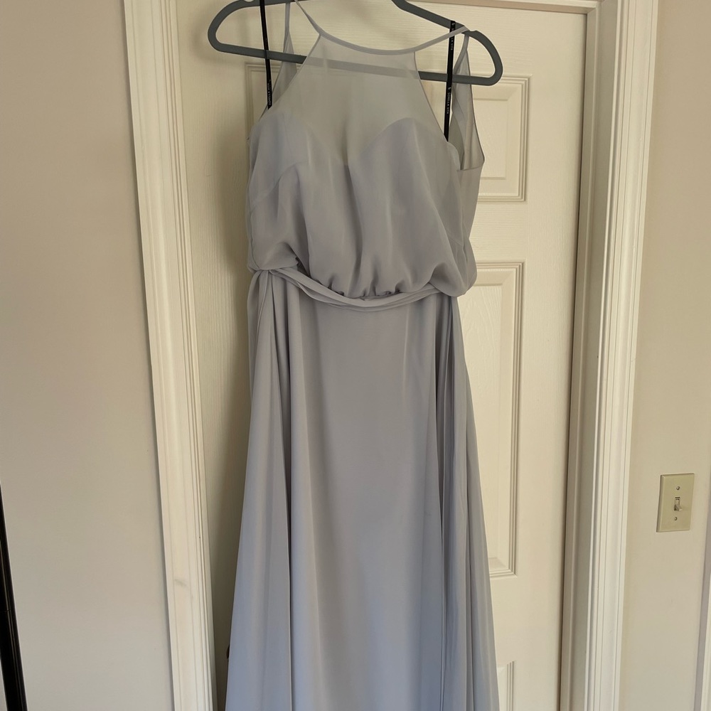 Sorella vita long dress. Style 9010. Color arctic blue. Worn once.